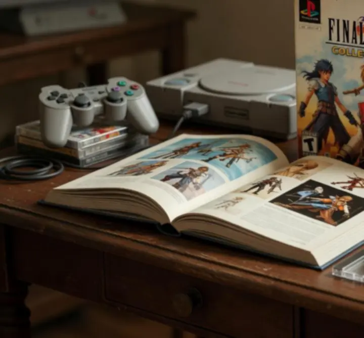 Zestaw kolekcjonerskich wydań gier PlayStation z pudełkami, płytami i dodatkami