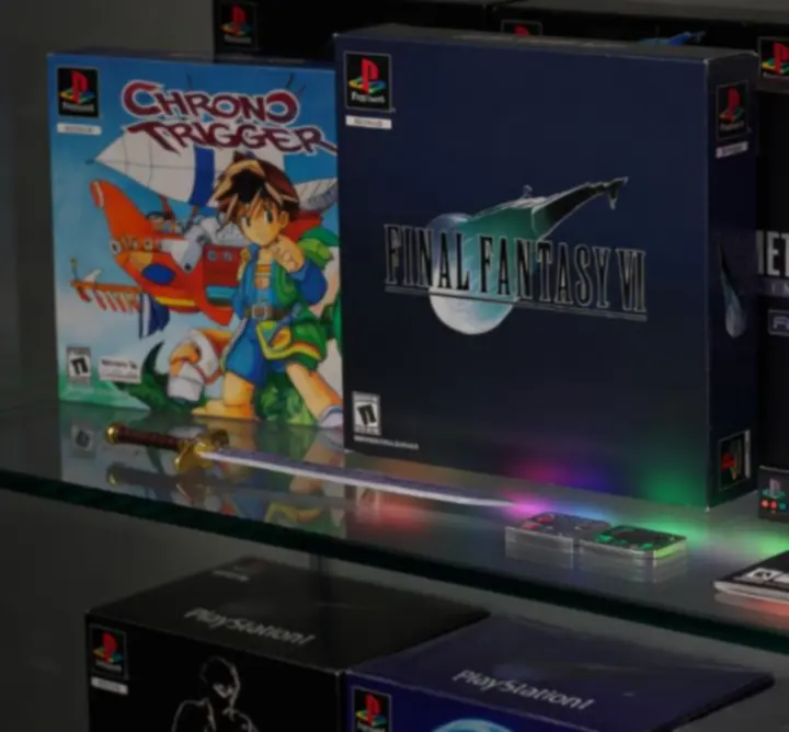Limitowane edycje kolekcjonerskie gier PlayStation 1 na ekspozycji