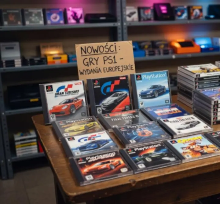 Najnowsze zdobyczne kolekcjonerskie gry PS1 w ofercie retro sklepu